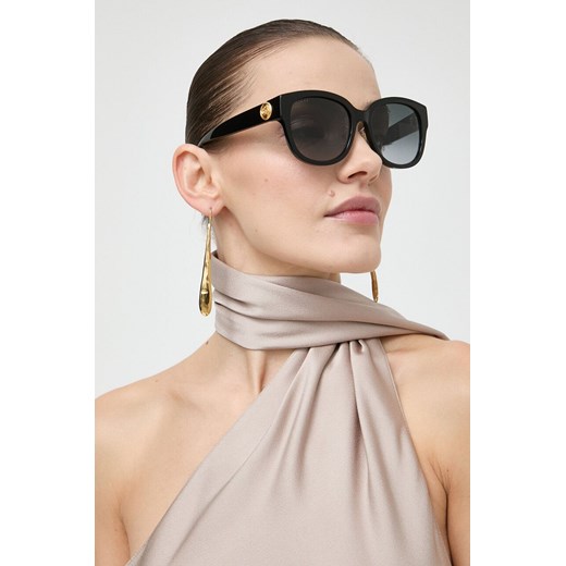 Gucci okulary przeciwsłoneczne damskie kolor czarny Gucci 55 ANSWEAR.com