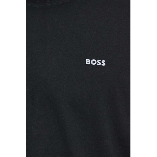 Boss Orange t-shirt bawełniany męski kolor czarny z nadrukiem L ANSWEAR.com