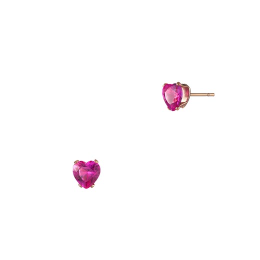 Kolczyki kształcie serca z cyrkonią Holiday Kolczyki  Picky Pica