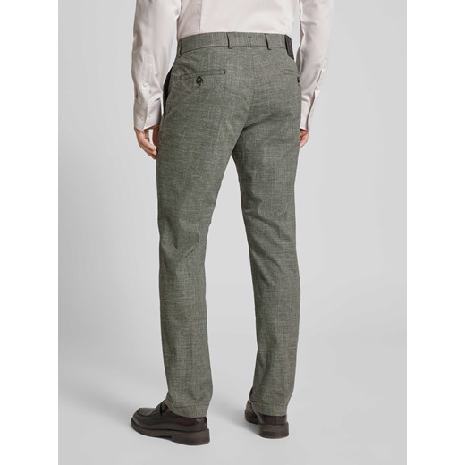 Spodnie do garnituru o kroju slim fit z fakturowanym wzorem model ‘Hank’ 50 Peek&Cloppenburg 