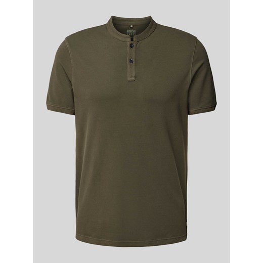 T-shirt z krótką listwą guzikową ze sklepu Peek&Cloppenburg  w kategorii T-shirty męskie - zdjęcie 170796532