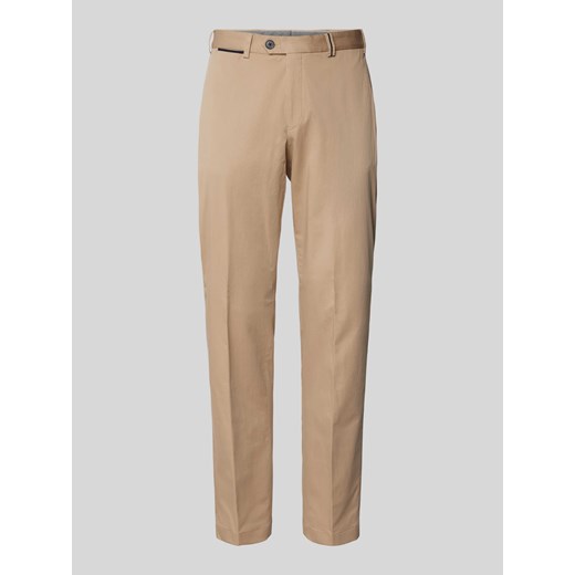 Spodnie o kroju slim fit w kant model ‘PEAKER’ ze sklepu Peek&Cloppenburg  w kategorii Spodnie męskie - zdjęcie 170796630