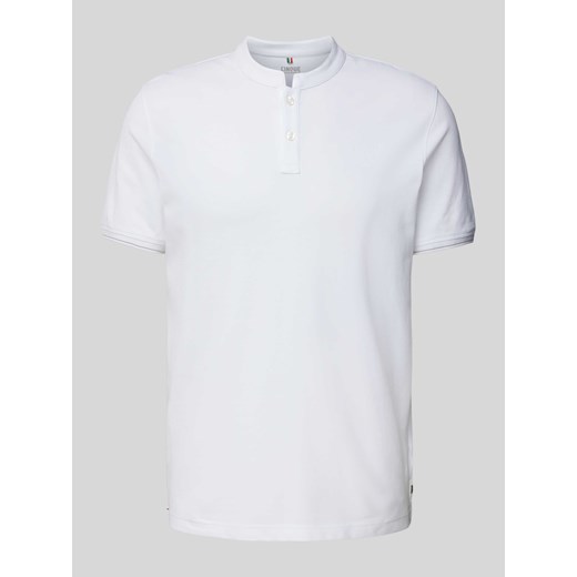 T-shirt z krótką listwą guzikową ze sklepu Peek&Cloppenburg  w kategorii T-shirty męskie - zdjęcie 170796801