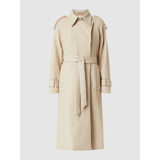 Płaszcz wełniany z domieszką kaszmiru model ‘Caroline’ Ivy Oak 42 Peek&Cloppenburg  okazja