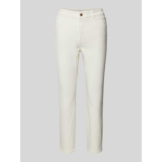 Jeansy o skróconym kroju slim fit ze sklepu Peek&Cloppenburg  w kategorii Jeansy damskie - zdjęcie 170796934