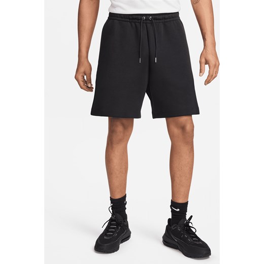 Męskie spodenki z dzianiny Nike Sportswear Tech Fleece Reimagined - Czerń ze sklepu Nike poland w kategorii Spodenki męskie - zdjęcie 170797011