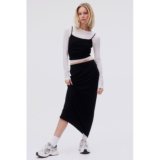 H & M - Dżersejowa spódnica ołówkowa - Czarny ze sklepu H&M w kategorii Spódnice - zdjęcie 170797183