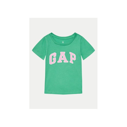 Gap T-Shirt 862123 Zielony Regular Fit ze sklepu MODIVO w kategorii Bluzki dziewczęce - zdjęcie 170797514