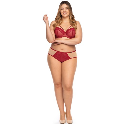 Figi Casilda plus size DF07, Kolor czerwony, Rozmiar S, Mefemi ze sklepu Primodo w kategorii Majtki damskie - zdjęcie 170801174