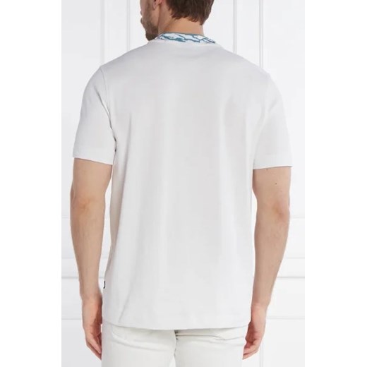 T-shirt męski BOSS HUGO bawełniany z krótkim rękawem biały
