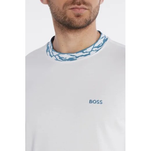 BOSS HUGO t-shirt męski biały bawełniany