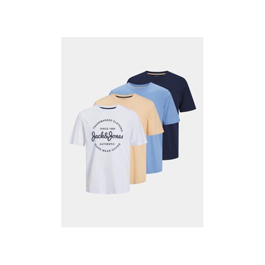 Jack&Jones Komplet 5 t-shirtów Forest 12256984 Kolorowy Standard Fit ze sklepu MODIVO w kategorii T-shirty męskie - zdjęcie 170804721