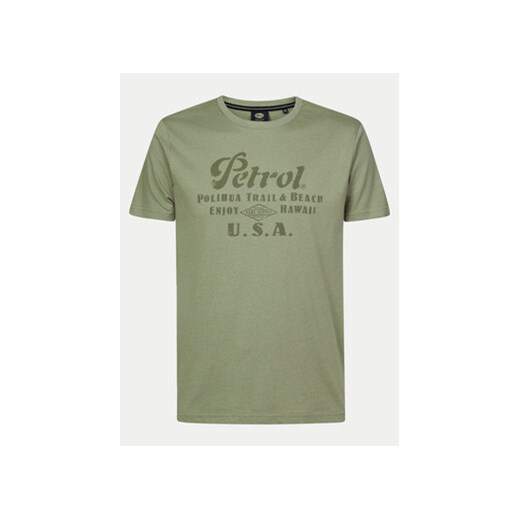 Petrol Industries T-Shirt M-1040-TSR600 Zielony Regular Fit ze sklepu MODIVO w kategorii T-shirty męskie - zdjęcie 170804770