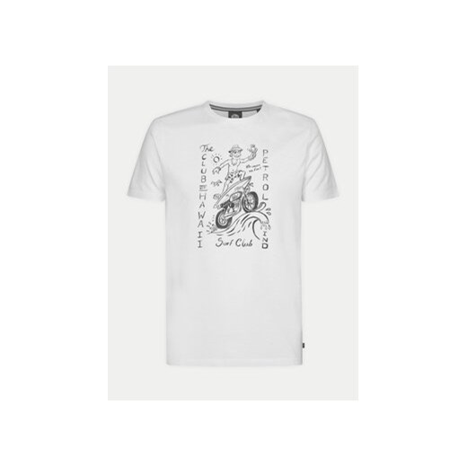 Petrol Industries T-Shirt M-1040-TSR693 Biały Regular Fit ze sklepu MODIVO w kategorii T-shirty męskie - zdjęcie 170804930