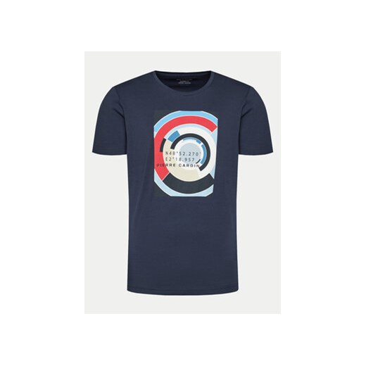 Pierre Cardin T-Shirt 21050/000/2101 Granatowy Modern Fit ze sklepu MODIVO w kategorii T-shirty męskie - zdjęcie 170805023