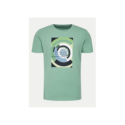 Pierre Cardin T-Shirt 21050/000/2101 Zielony Modern Fit ze sklepu MODIVO w kategorii T-shirty męskie - zdjęcie 170805103