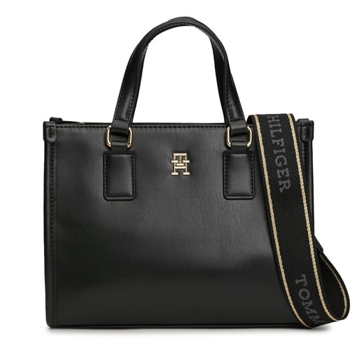 Torebka Tommy Hilfiger Th Monotype Mini Tote AW0AW15977 Black BDS Tommy Hilfiger one size eobuwie.pl