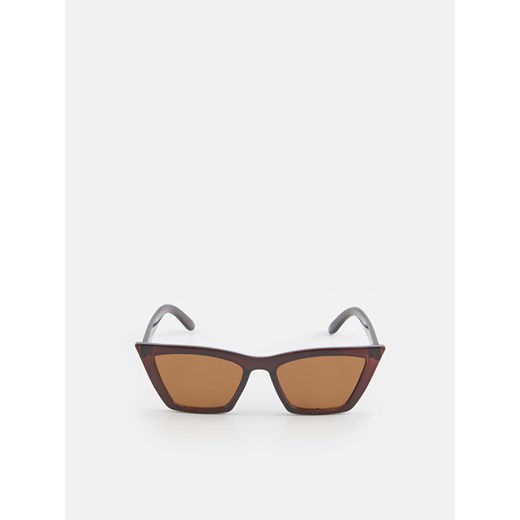 Sinsay - Okulary przeciwsłoneczne - brązowy Sinsay Jeden rozmiar Sinsay
