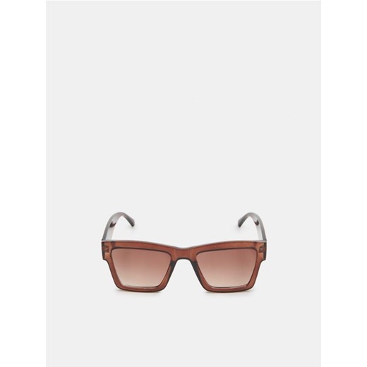Sinsay - Okulary przeciwsłoneczne - brązowy ze sklepu Sinsay w kategorii Okulary przeciwsłoneczne damskie - zdjęcie 170807260