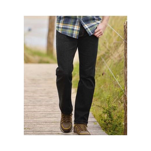 Czarne jeansy Regular ze sklepu Atlas For Men w kategorii Jeansy męskie - zdjęcie 170807533