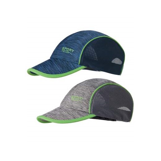 Zestaw 2 wzorzystych czapek sportowych z daszkiem ze sklepu Atlas For Men w kategorii Czapki z daszkiem męskie - zdjęcie 170807551