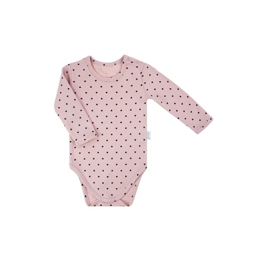 Bawełniane body dziewczęce różowe w serduszka ze sklepu 5.10.15 w kategorii Body niemowlęce - zdjęcie 170807974