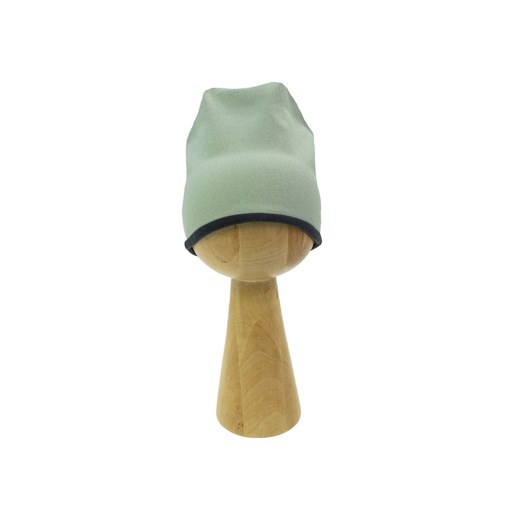 Bawełniana czapka niemowlęca w kolorze oliwkowym ze sklepu 5.10.15 w kategorii Czapki dziecięce - zdjęcie 170808062