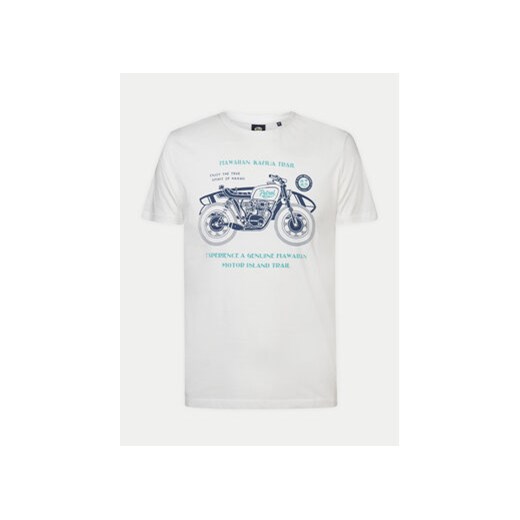 Petrol Industries T-Shirt M-1040-TSR707 Biały Regular Fit ze sklepu MODIVO w kategorii T-shirty męskie - zdjęcie 170808144