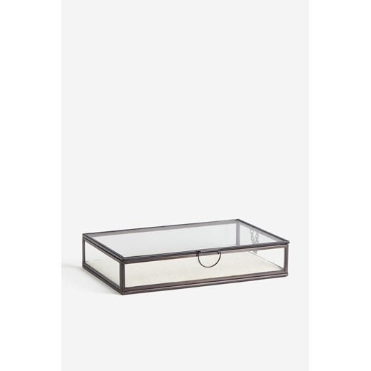 H & M - Duże pudełko szklane - Szary ze sklepu H&M w kategorii Pudełka i pojemniki - zdjęcie 170809791