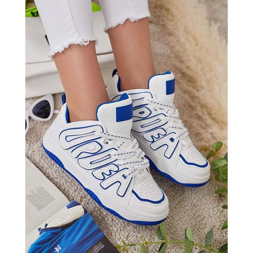Royalfashion.pl buty sportowe damskie sneakersy na płaskiej podeszwie 