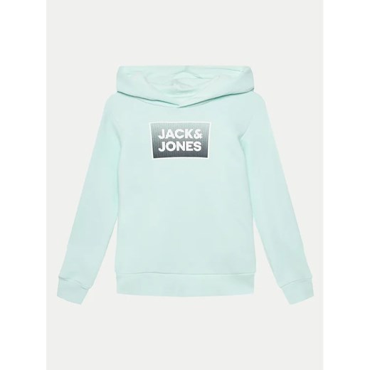 Jack&Jones Junior Bluza Steel 12249653 Zielony Regular Fit Jack&jones Junior 164 okazja MODIVO