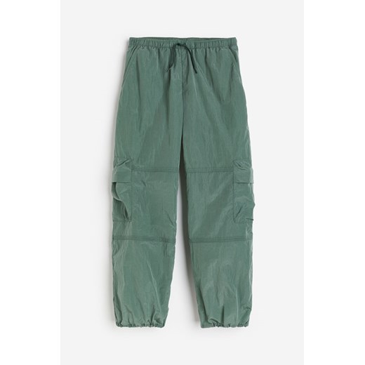 H & M - Sportowe spodnie cargo - Zielony ze sklepu H&M w kategorii Spodnie dziewczęce - zdjęcie 170811571