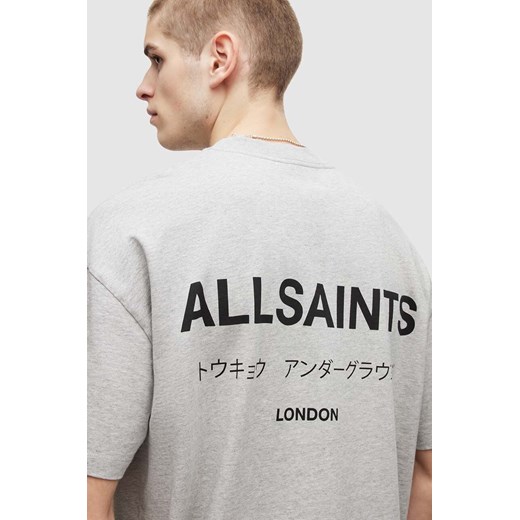 T-shirt męski AllSaints bawełniany 