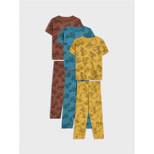 Sinsay - Piżamy 3 pack - wielobarwny ze sklepu Sinsay w kategorii Piżamy dziecięce - zdjęcie 170819112