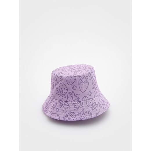 Reserved - Wzorzysty bucket hat - lawendowy ze sklepu Reserved w kategorii Czapki dziecięce - zdjęcie 170820463