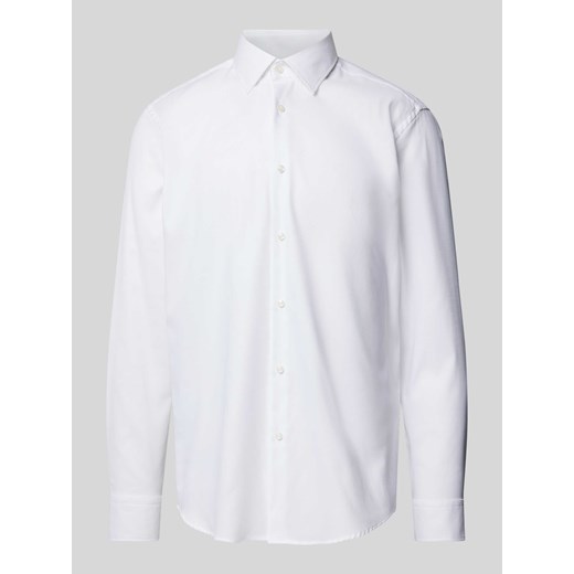 Koszula biznesowa o kroju regular fit z fakturowanym wzorem model ‘Joe’ ze sklepu Peek&Cloppenburg  w kategorii Koszule męskie - zdjęcie 170821861