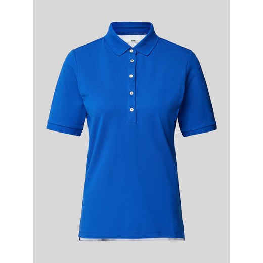 Koszulka polo w jednolitym kolorze model ‘CLEO’ ze sklepu Peek&Cloppenburg  w kategorii Bluzki damskie - zdjęcie 170821912