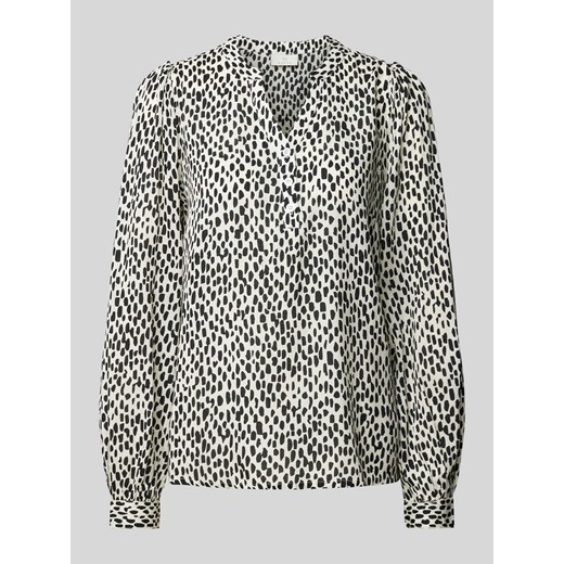 Bluzka z wiskozy z dekoltem w serek model ‘jetta’ ze sklepu Peek&Cloppenburg  w kategorii Bluzki damskie - zdjęcie 170821973