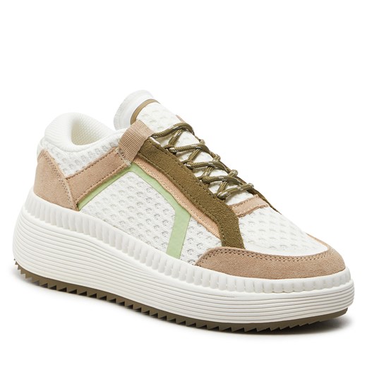 Marc O'Polo buty sportowe damskie sneakersy na platformie sznurowane