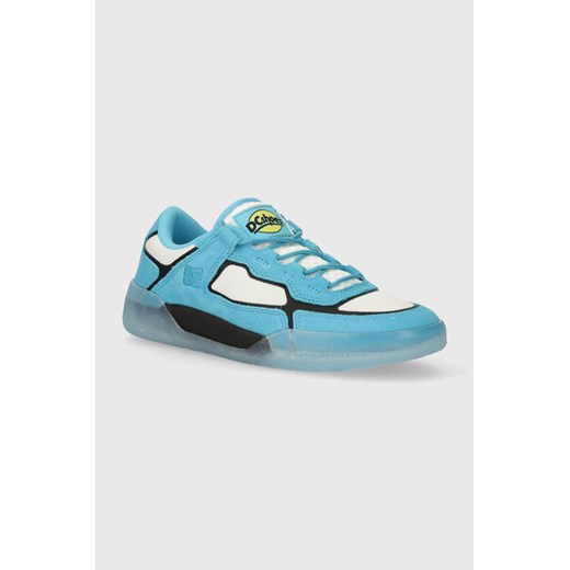 DC sneakersy skórzane Metric kolor niebieski ADYS100742 ze sklepu ANSWEAR.com w kategorii Buty sportowe męskie - zdjęcie 170830011