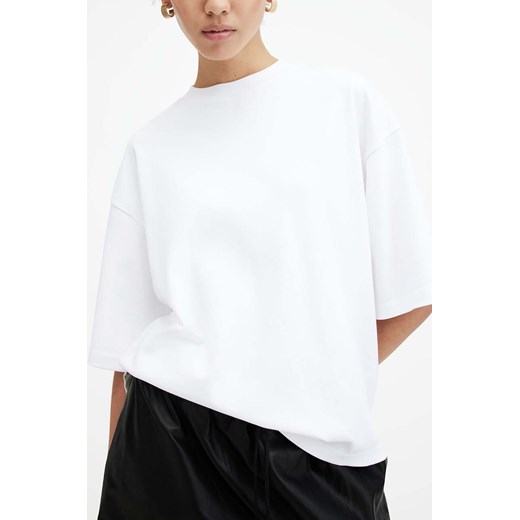 AllSaints t-shirt bawełniany AMELIE TEE damski kolor biały W130JA M ANSWEAR.com