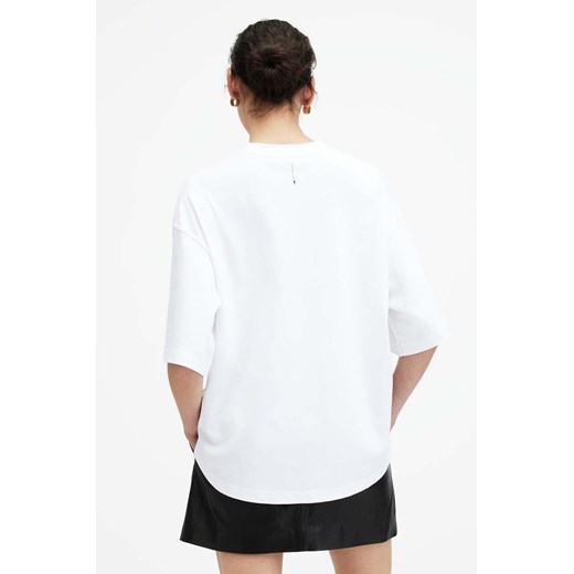AllSaints t-shirt bawełniany AMELIE TEE damski kolor biały W130JA XS ANSWEAR.com