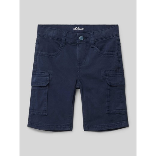 Szorty cargo o kroju regular fit z kieszeniami z tyłu ze sklepu Peek&Cloppenburg  w kategorii Spodenki chłopięce - zdjęcie 170831020