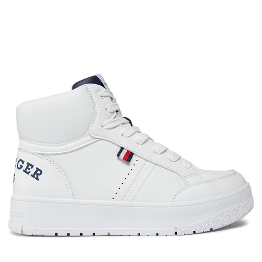 Sneakersy Tommy Hilfiger Logo High Top Lace-Up Sneaker T3X9-33362-1355 S Tommy Hilfiger 35 eobuwie.pl