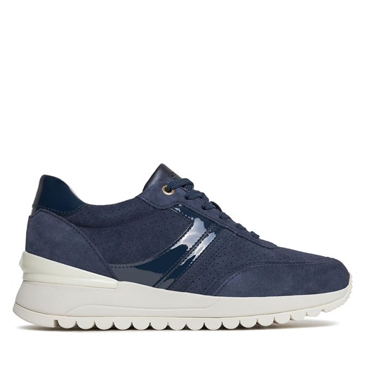 Sneakersy Geox D Desya D3500A 022NF C4002 Navy ze sklepu eobuwie.pl w kategorii Buty sportowe damskie - zdjęcie 170840011