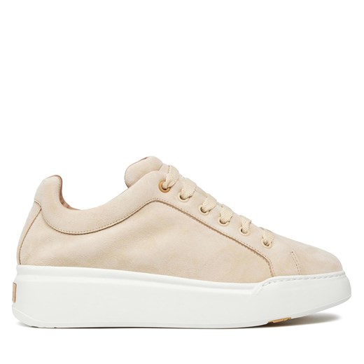 Sneakersy Max Mara Maxisf 24147610916 Beżowy ze sklepu eobuwie.pl w kategorii Trampki damskie - zdjęcie 170840064