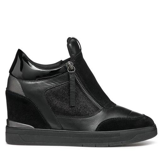 Sneakersy Geox D Maurica D35PRA 085TC C9999 Black ze sklepu eobuwie.pl w kategorii Buty sportowe damskie - zdjęcie 170840103