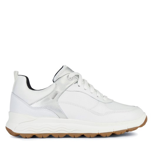 Sneakersy Geox D Spherica 4x4 B Abx D3626D 0467B C0007 White/Silver ze sklepu eobuwie.pl w kategorii Buty sportowe damskie - zdjęcie 170840141