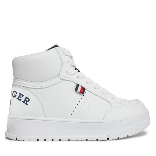 Sneakersy Tommy Hilfiger Logo High Top Lace-Up Sneaker T3X9-33362-1355 M Tommy Hilfiger 32 eobuwie.pl