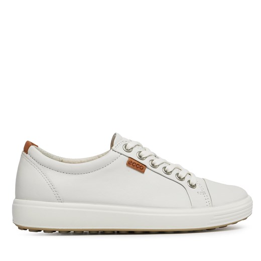 Sneakersy ECCO Soft 7 Ladies 43000301007 White ze sklepu eobuwie.pl w kategorii Trampki damskie - zdjęcie 170840304